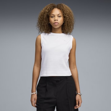 PUMA Sporttop 'Her' in Wit: voorkant