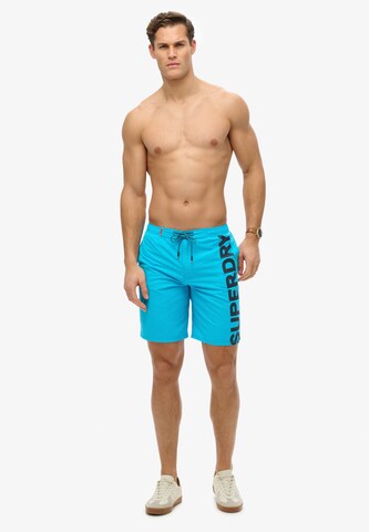 Boardshorts Superdry en bleu