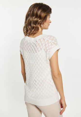 Cardigan Usha en blanc