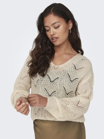 Pull-over JDY en blanc