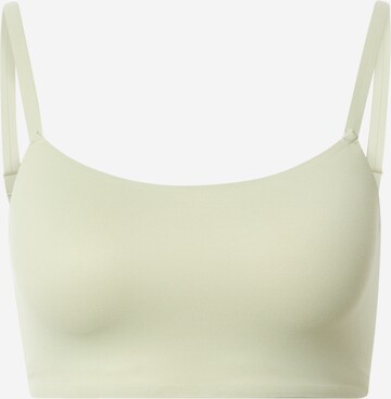 NIKE Bustier Sport bh 'INDY' in Groen: voorkant