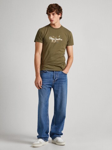 Pepe Jeans T-Shirt 'Count' in Grün