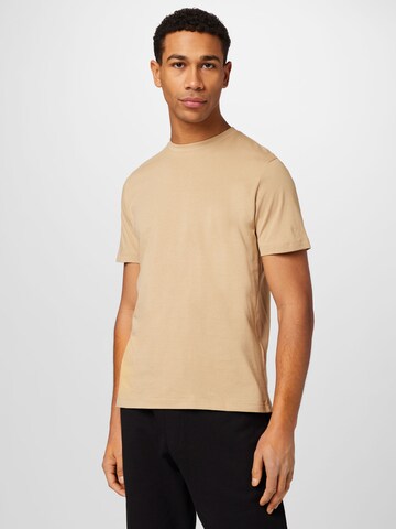 STRELLSON T-shirt 'Clark' i beige: framsida