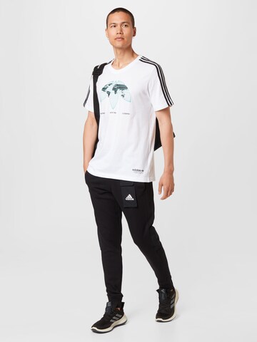 ADIDAS SPORTSWEAR Tapered Sportbroek in Zwart