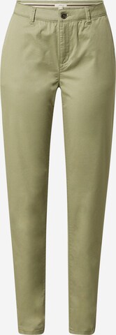 ESPRIT - Calças chino em verde: frente