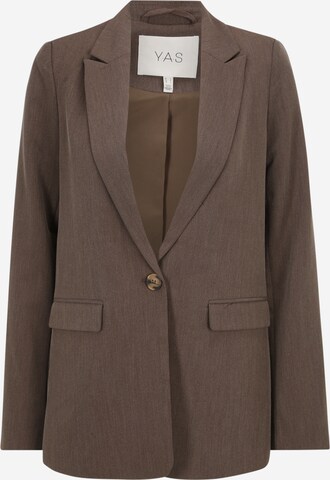 Y.A.S Tall Blazer 'RONAN' i brun: forside