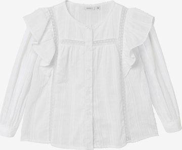 NAME IT Blouse in White: front