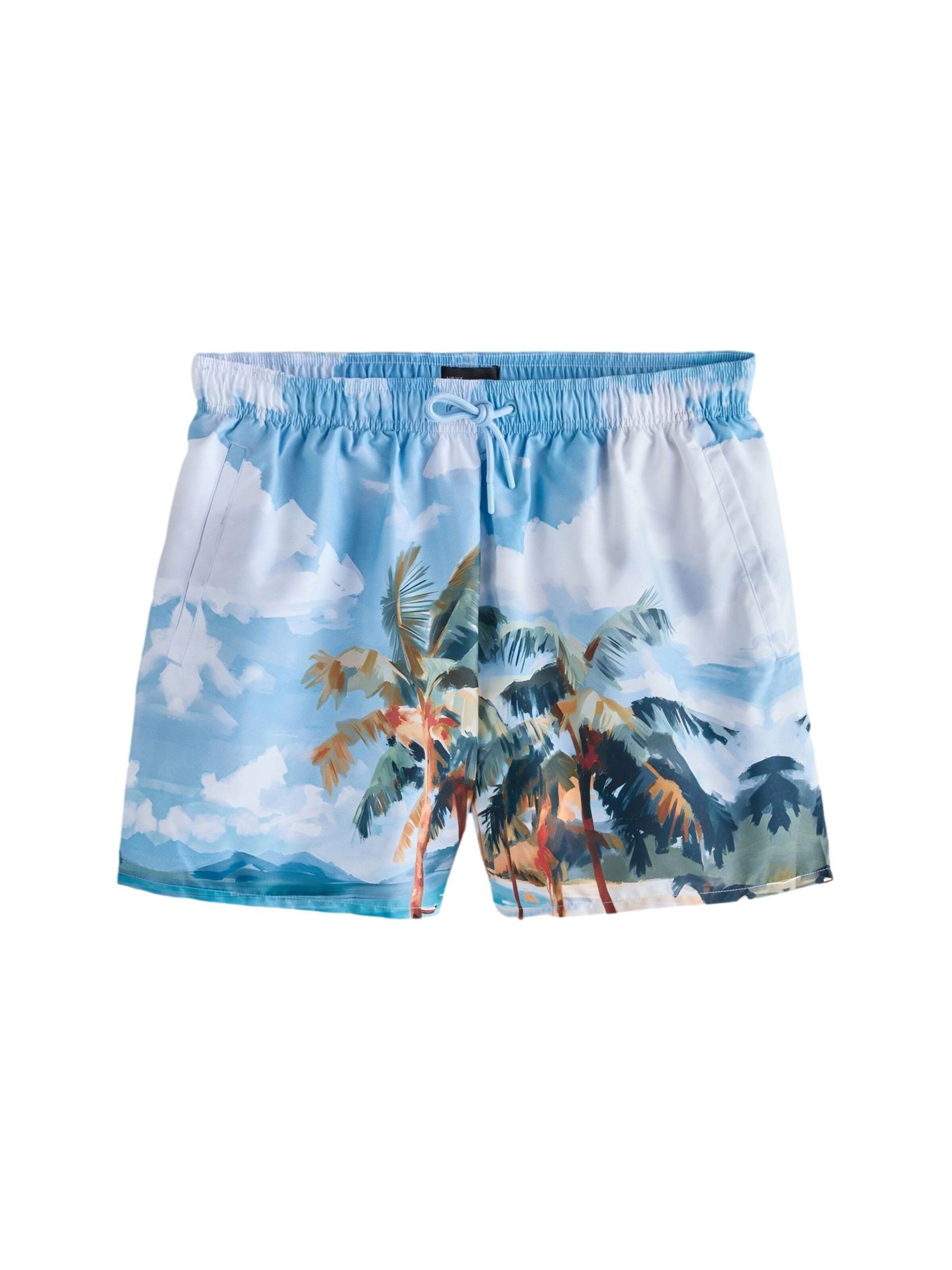 Next Badeshorts in blau / mischfarben, Produktansicht