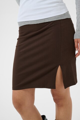 Kaffe Skirt 'KAPenny' in Brown
