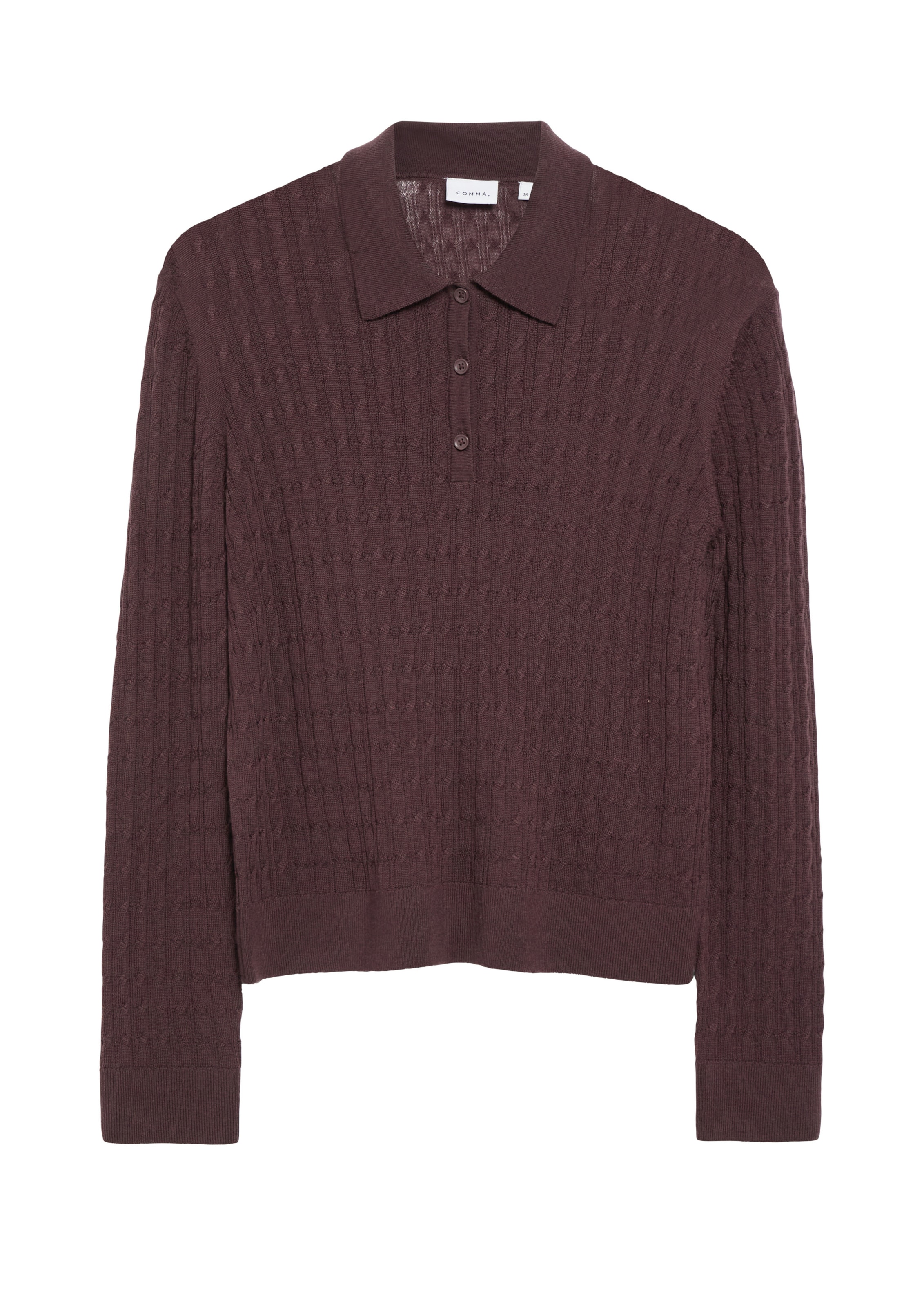 Pull-over COMMA en violet : devant