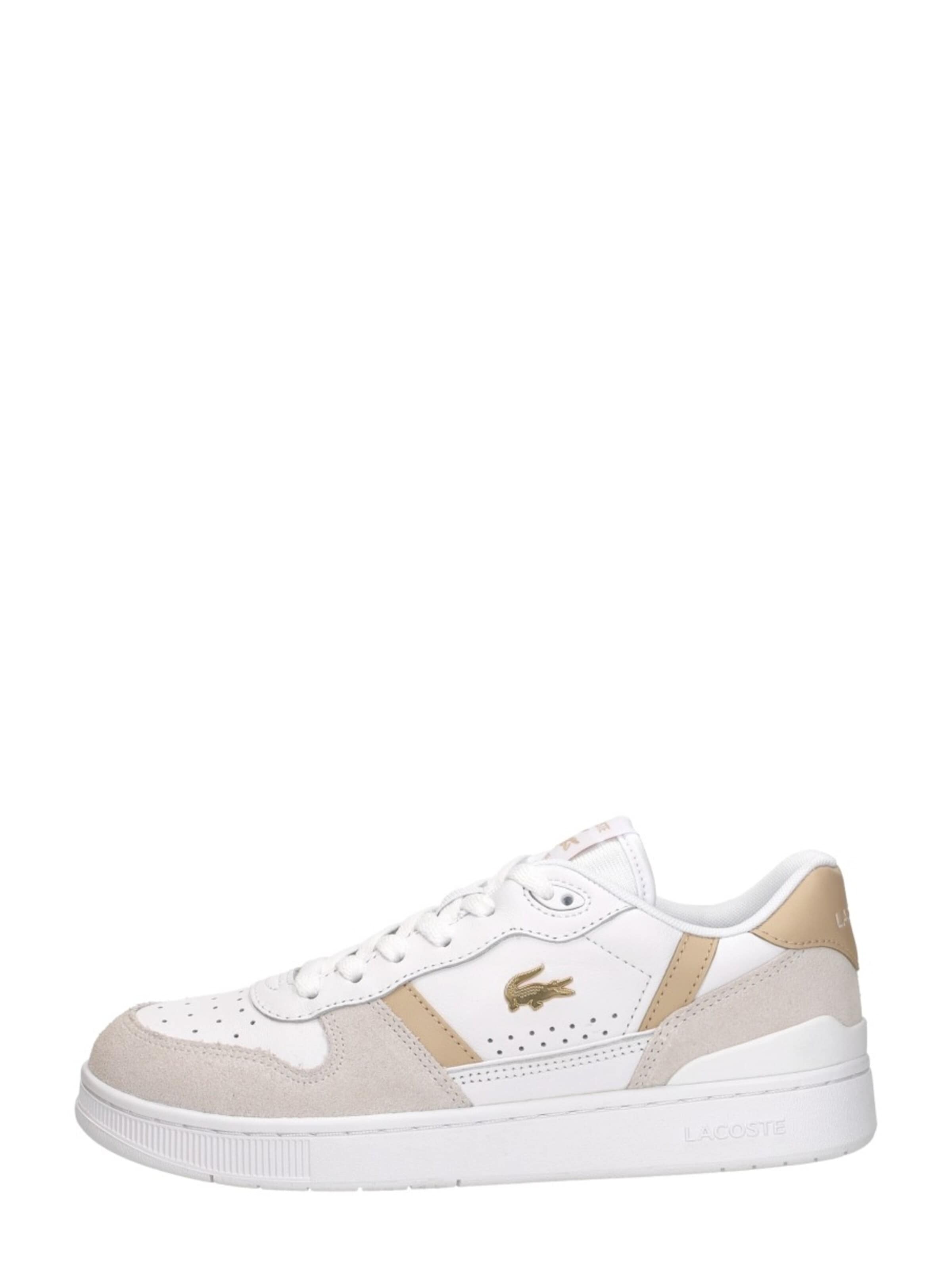 LACOSTE Sneaker low 'T Clip'‌‌‌‌ in Weiß: Vorderseite