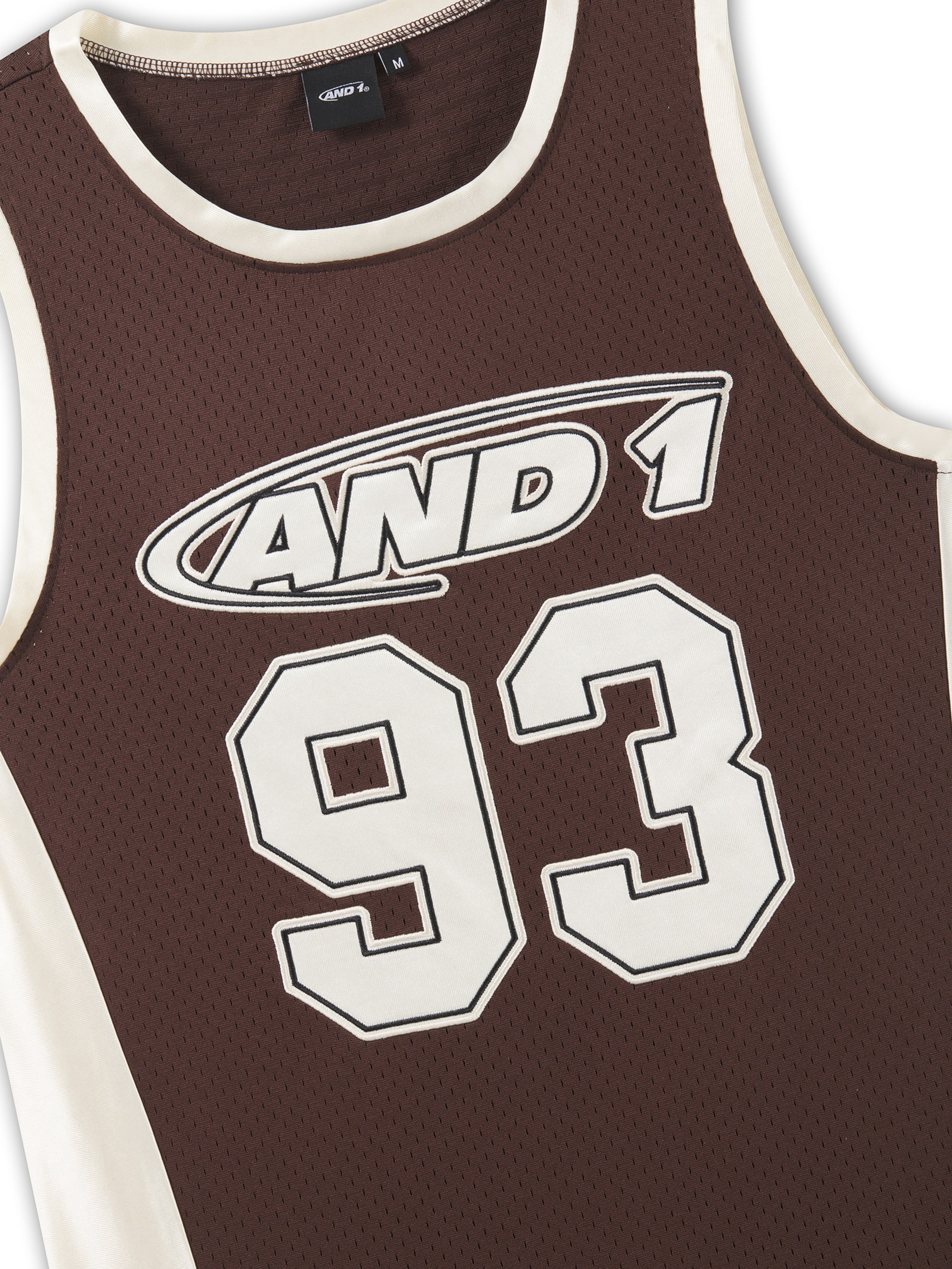 T-Shirt '93' AND1 en marron