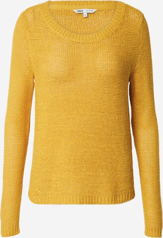 ONLY Пуловер 'ONLGeena' в жълто: отпред