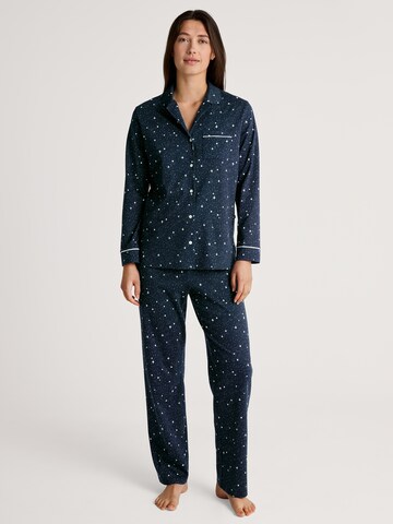 CALIDA Pyjama in Blau: Vorderseite