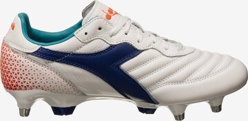 Chaussure de foot 'Brasil Elite Tech LT MPH SG' Diadora en blanc