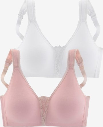 Soutien-gorge PETITE FLEUR en rose : devant