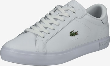 LACOSTE Sneaker low i hvid: forside