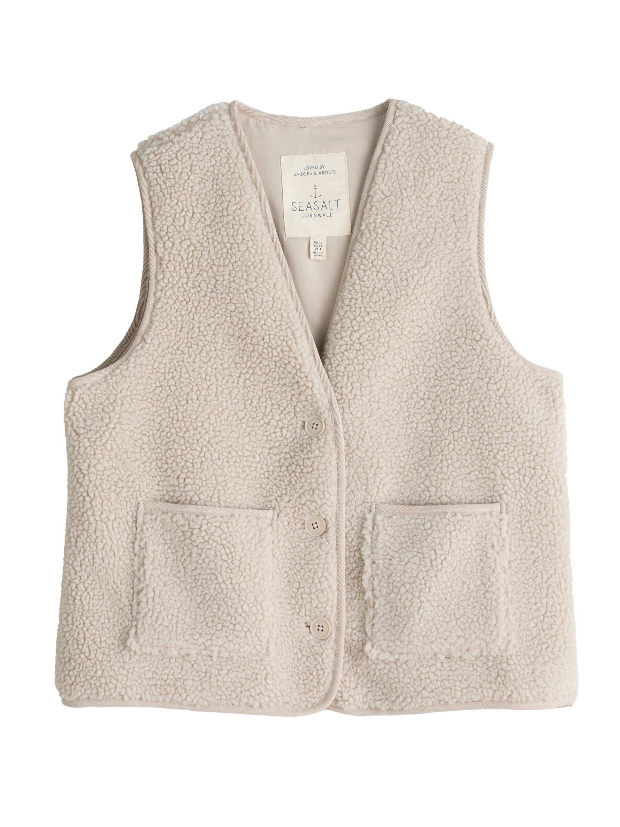 Seasalt Cornwall Vesta 'Well Wisher' – béžová: přední strana