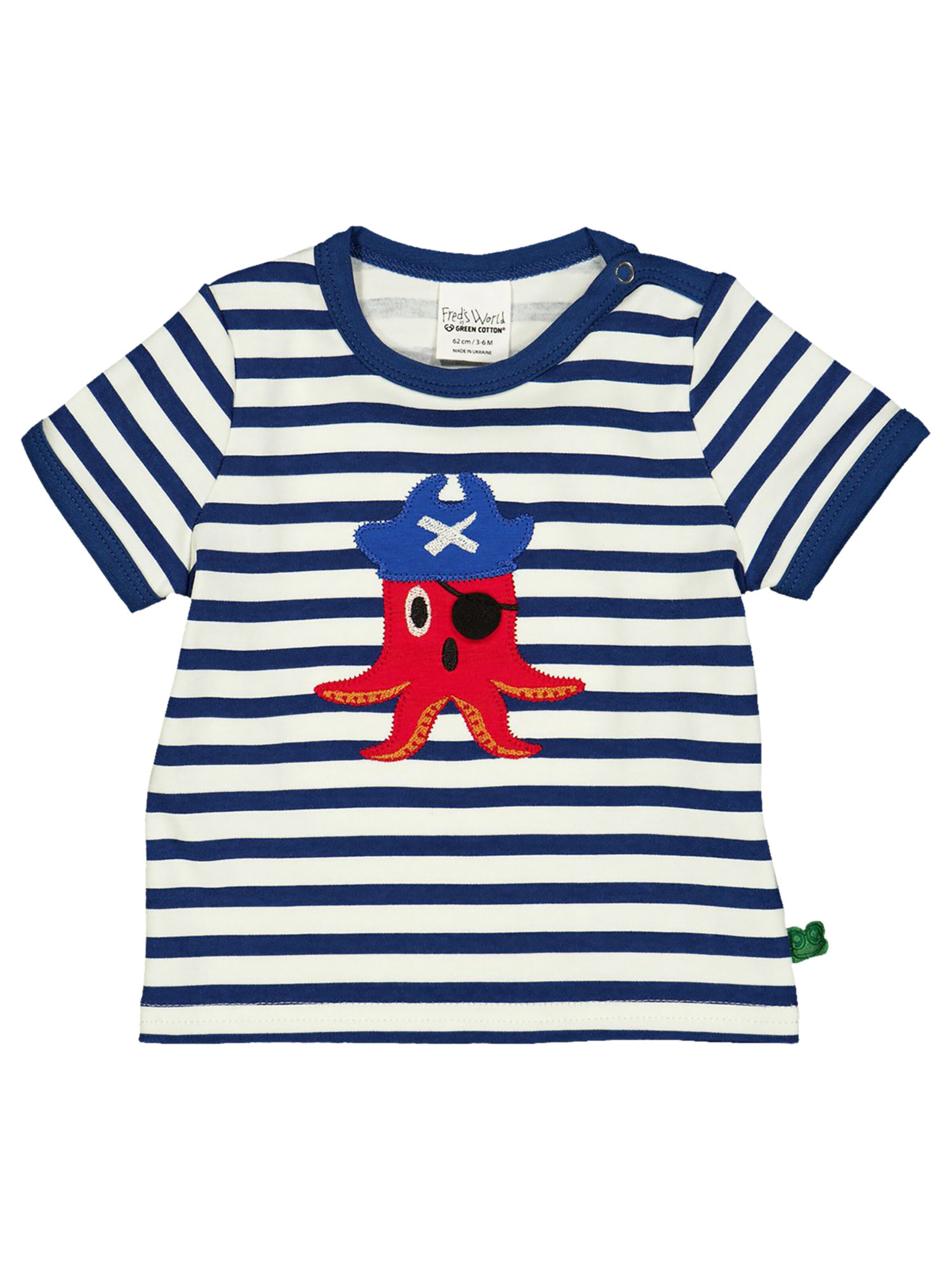 Fred's World by GREEN COTTON Shirt in Blauw: voorkant