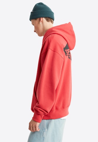 VANS Sweatshirt 'Double Standard' i rød