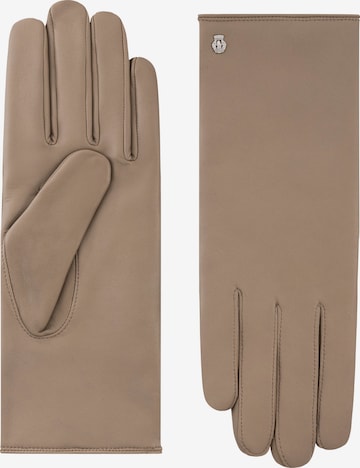 Roeckl Full Finger Gloves ' Hamburg ' in Beige: front