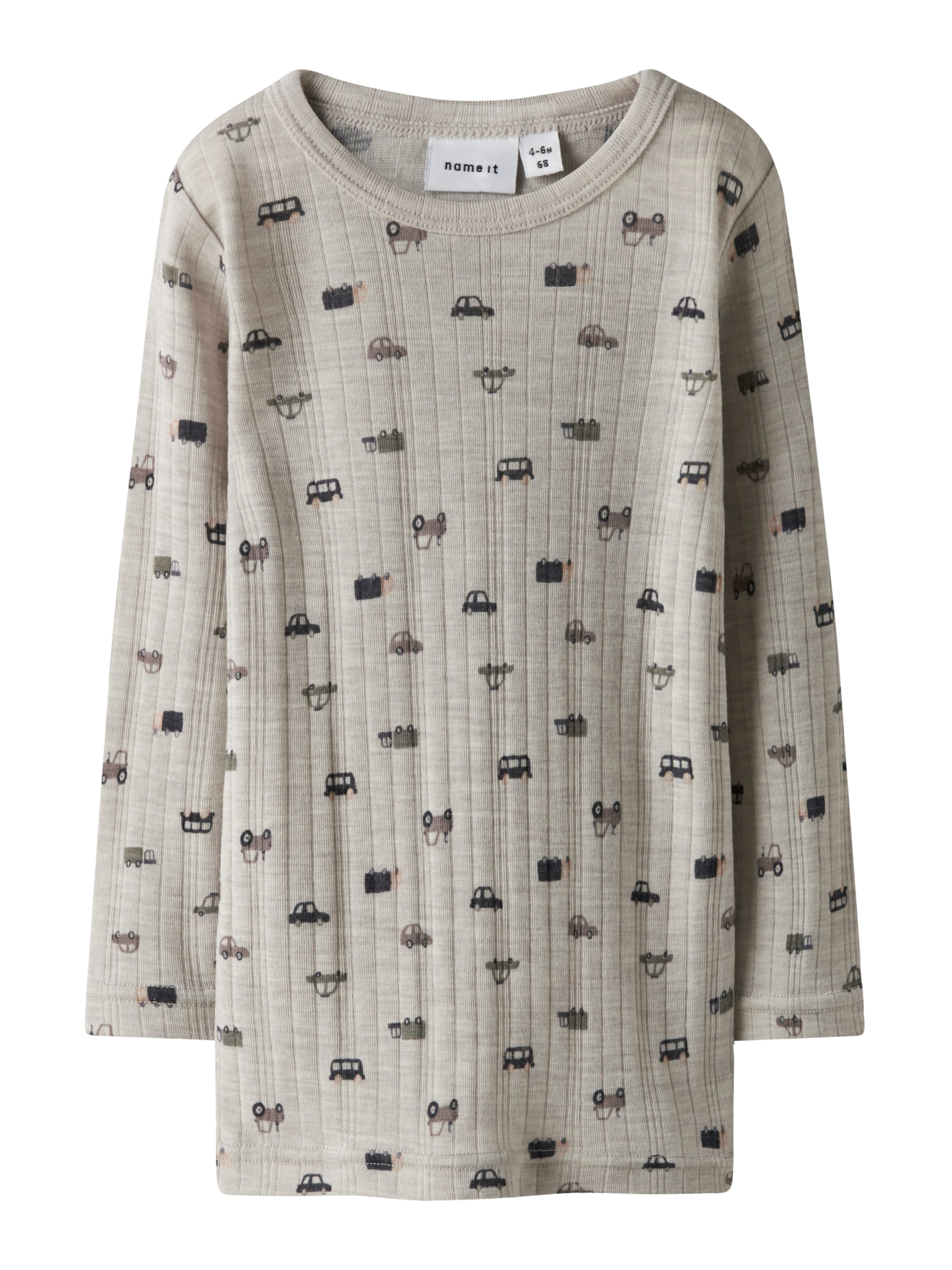 NAME IT Särk 'NMMWang', värv hall: eest vaates