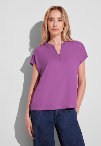 STREET ONE Bluse in Lila