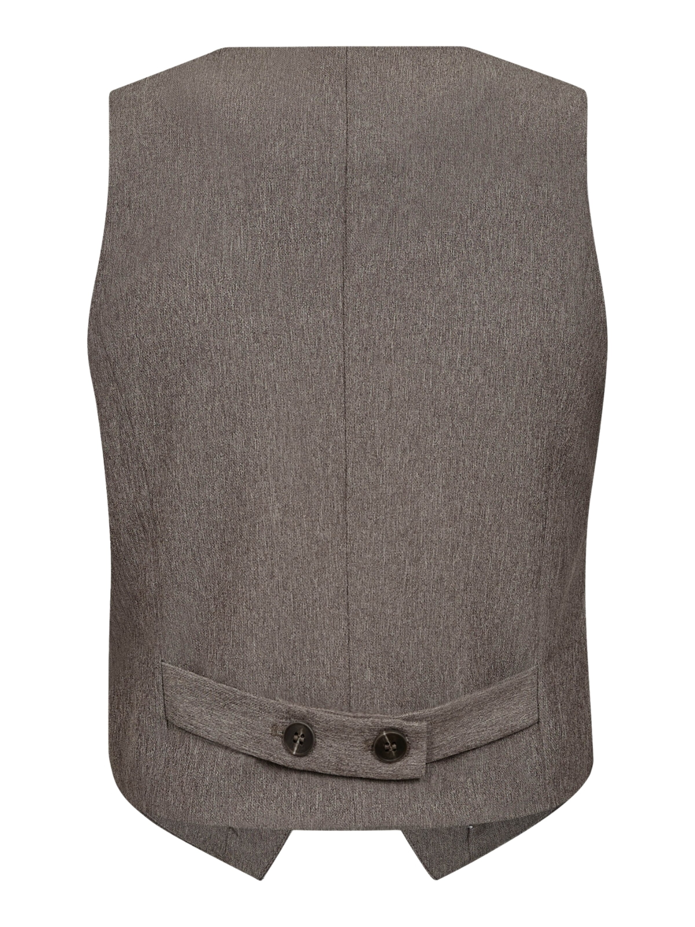 Gilet ' Nana' co'couture en gris