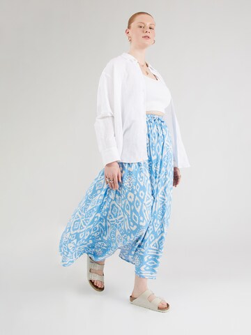 Gonna 'CARMARRAKESH' di ONLY Carmakoma in blu