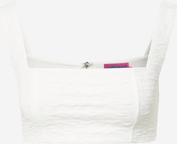 Top 'Santa' de la Edikted pe alb: față