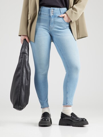 ONLY Carmakoma Skinny Kavbojke 'CARAnna' | modra barva: sprednja stran