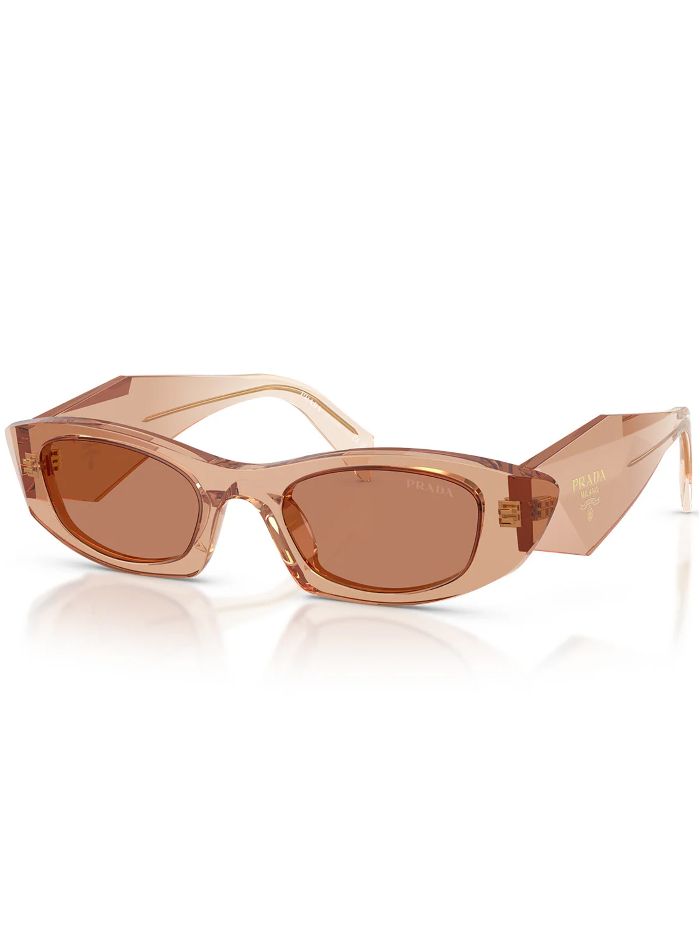 PRADA Zonnebril 'Prada  PRB16S 28E90Q' in Bruin