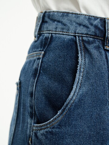 WEM Fashion Tapered Bandplooi jeans in Blauw