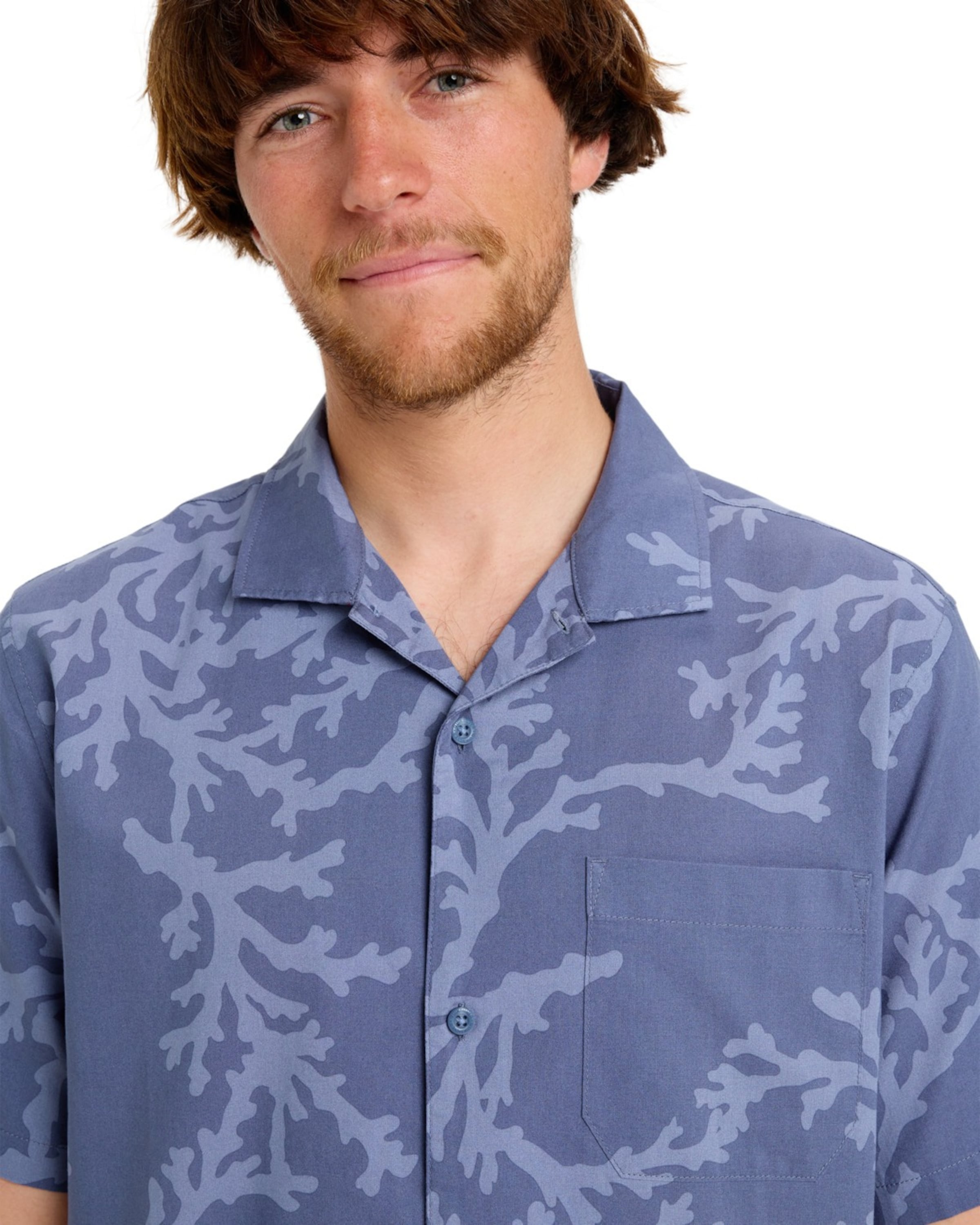 Coupe regular Chemise 'Beach Club' QUIKSILVER en bleu