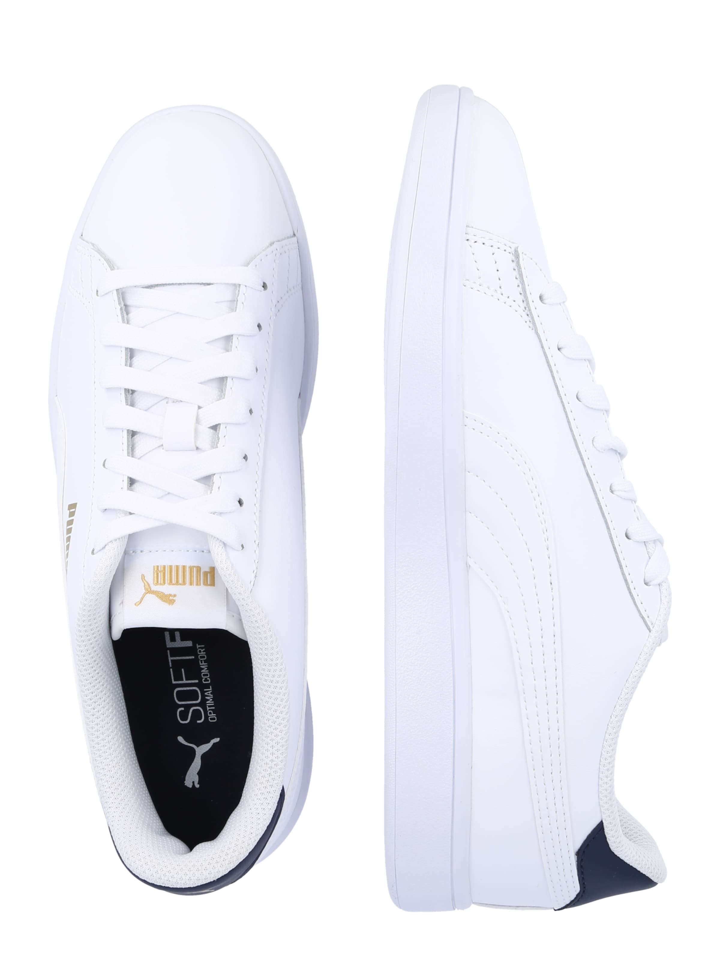 PUMA Rövid szárú sportcipők 'Smash V2' - fehér