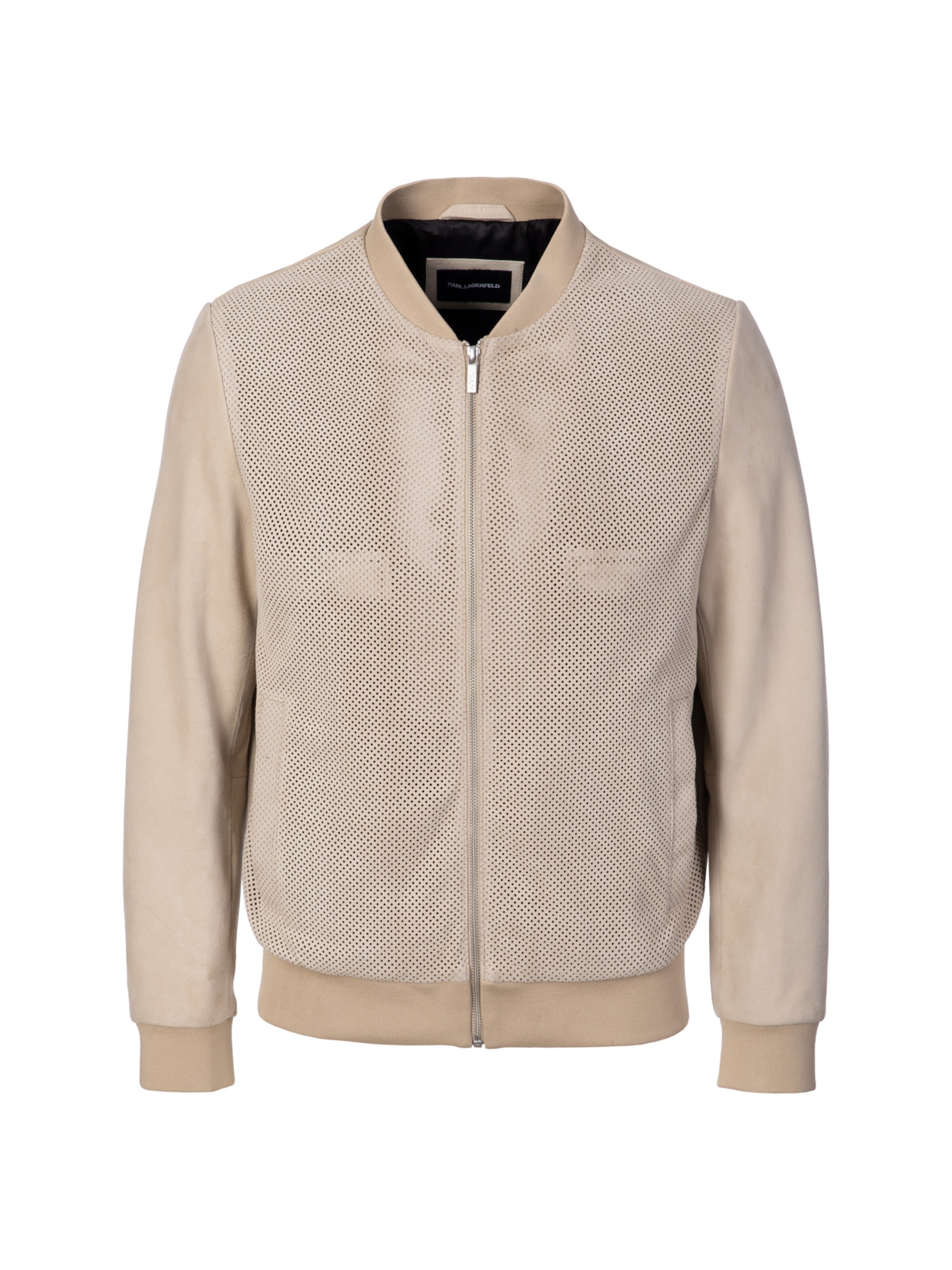 Veste mi-saison Karl Lagerfeld en marron : devant
