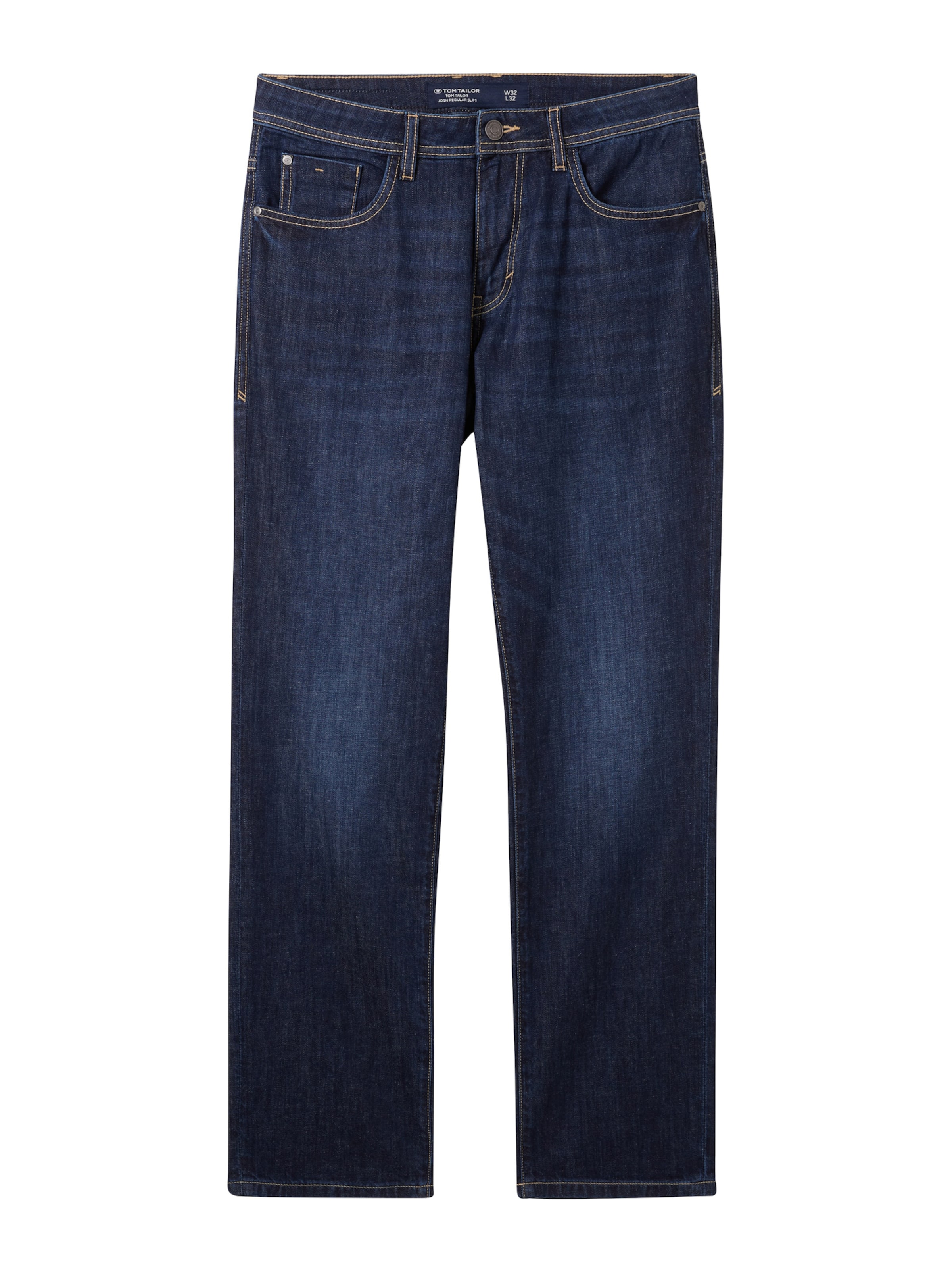 TOM TAILOR Slimfit Jeansy 'Josh' w kolorze niebieski: przód
