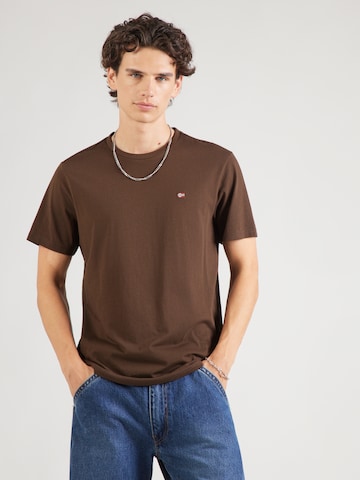 NAPAPIJRI - Camiseta 'SALIS' en marrón: frente