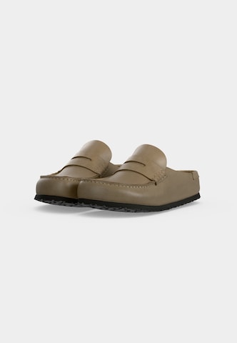 BIRKENSTOCKNatikače s potpeticom 'Naples Wrapped' - smeđa boja