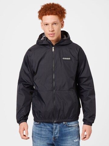 NAPAPIJRI Between-Season Jacket in Black: front