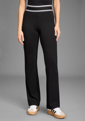 LAURA SCOTT Pajama Pants in Black: front