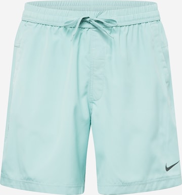 NIKE Workout Pants 'M NK DF FORM 7IN SHORT' in Blue: front