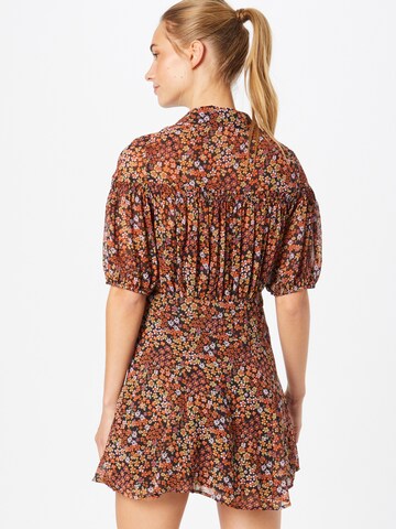 Free People Shirt Dress 'BONNIE' in Orange