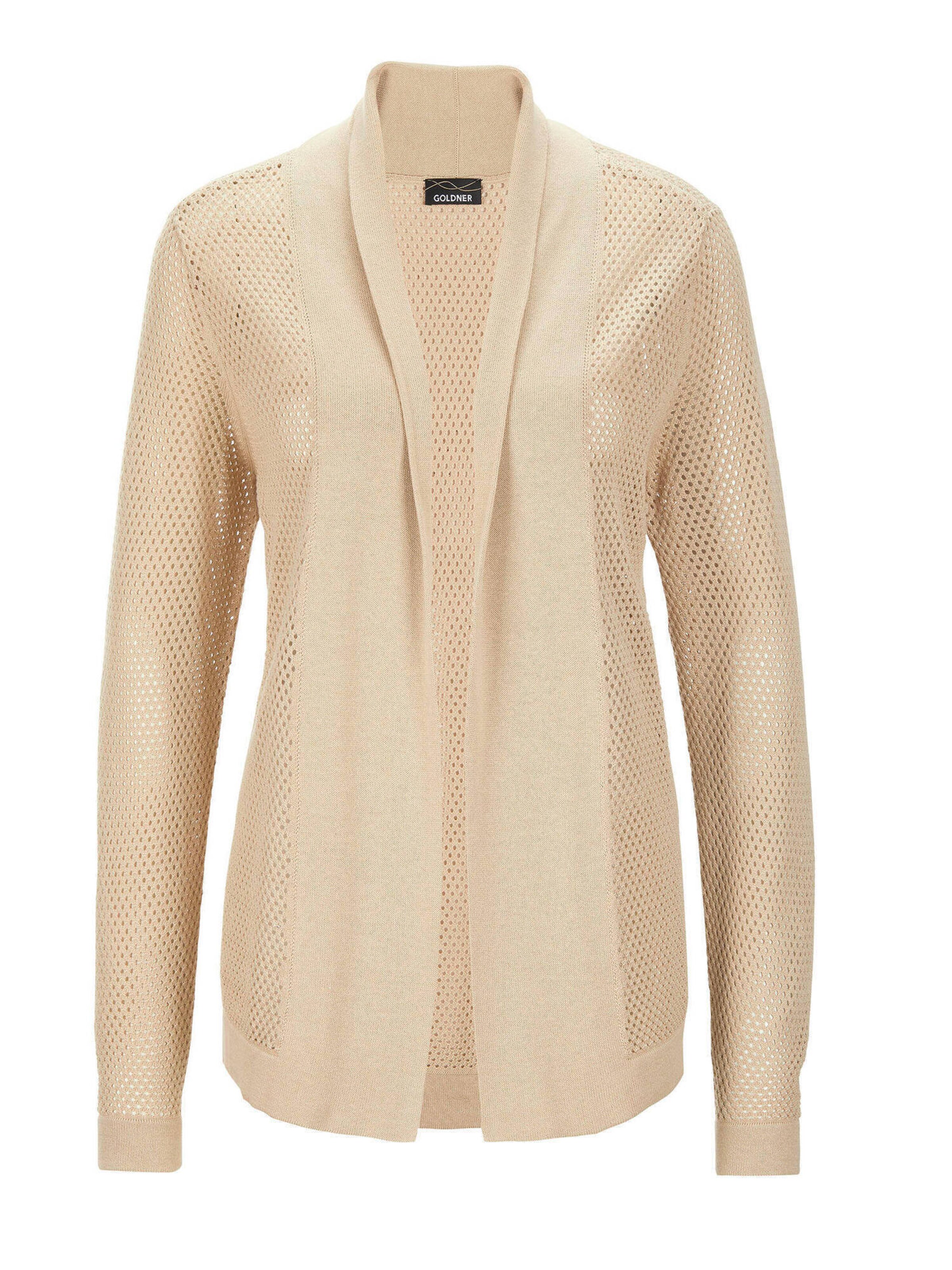 Goldner Gebreid vest in de kleur Beige, Productweergave