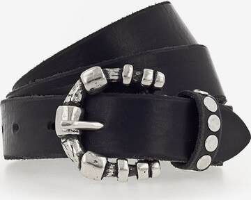 b.belt Handmade in Germany Riem 'Reesa' in Zwart: voorkant