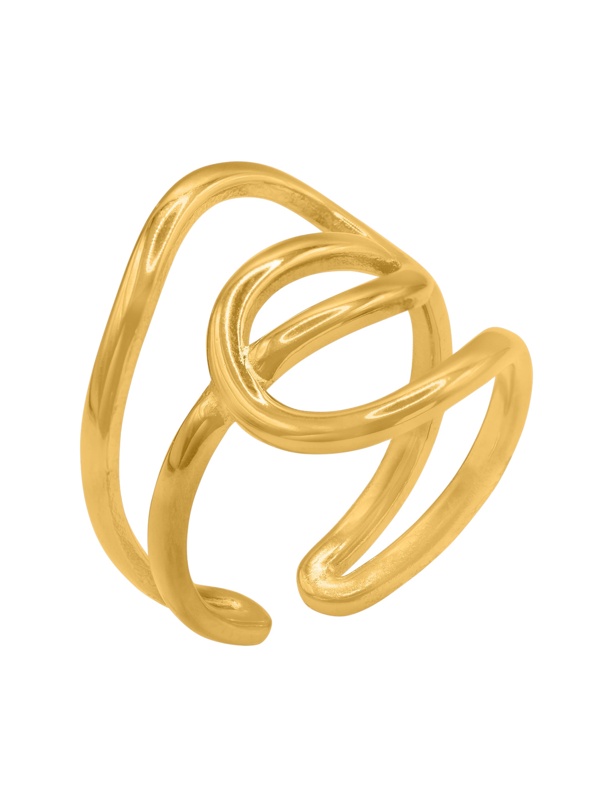 Heideman Ring in Gold: front