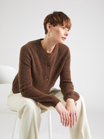 Cardigan 'Allison' Soft Rebels en marron : devant