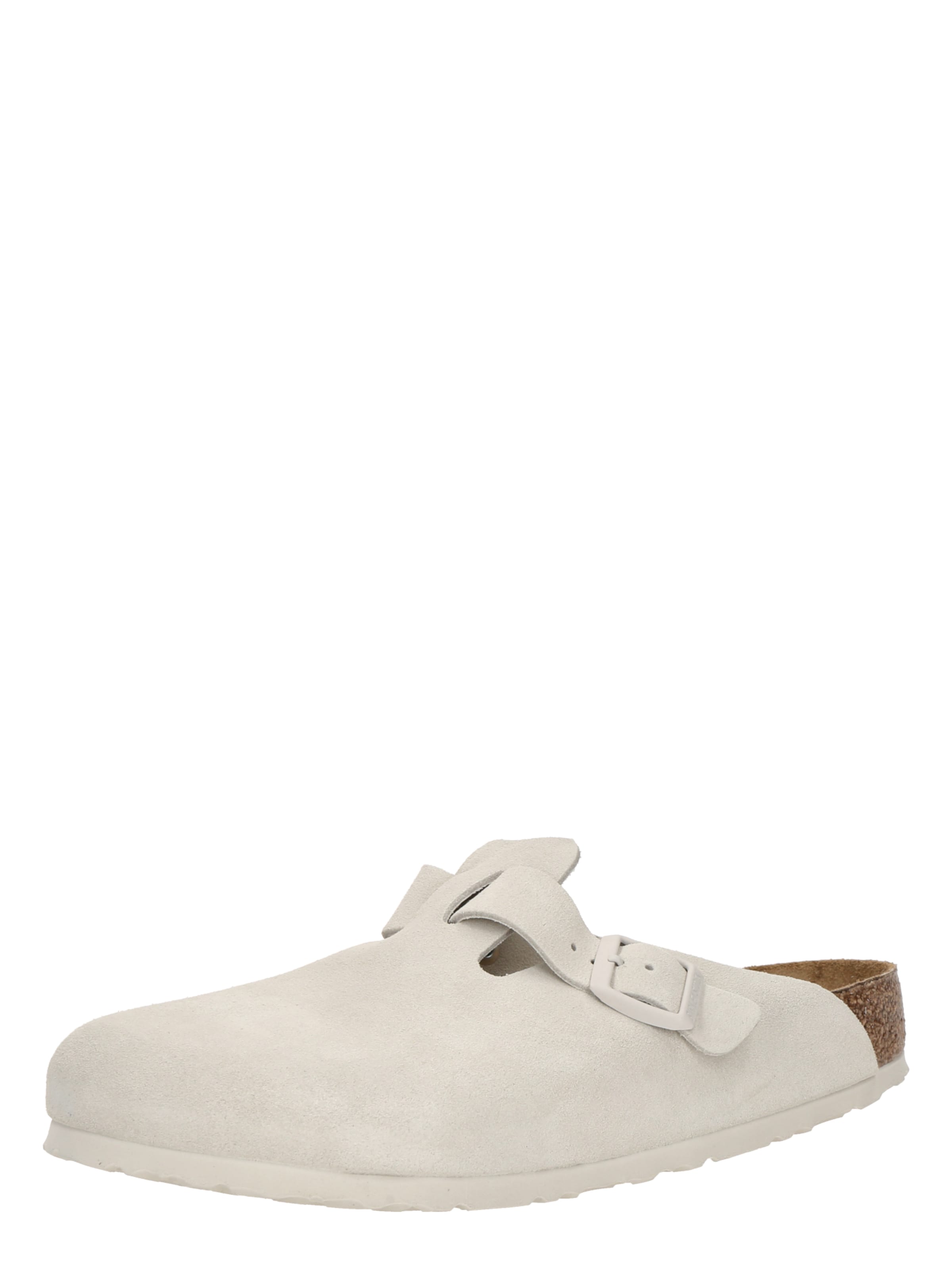 BIRKENSTOCK Klapki &#x27;Boston&#x27; w kolorze biały: przód