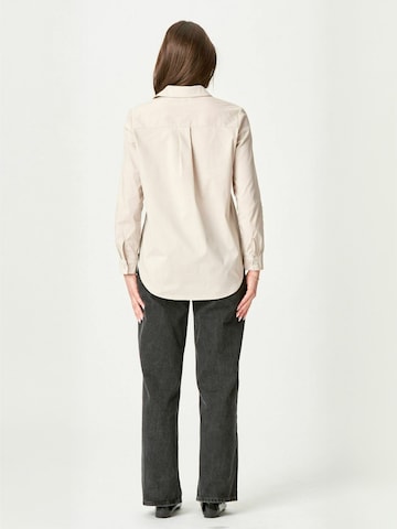 TEESHOPPEN Shirt ' Ida ' in Beige