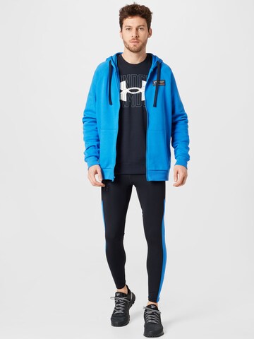 UNDER ARMOUR Athletic Sweatshirt in Black